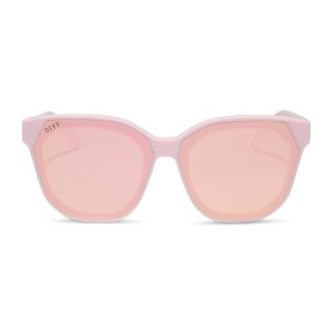 GIA - POWDER PINK + CHERRY BLOSSOM MIRROR SUNGLASSES