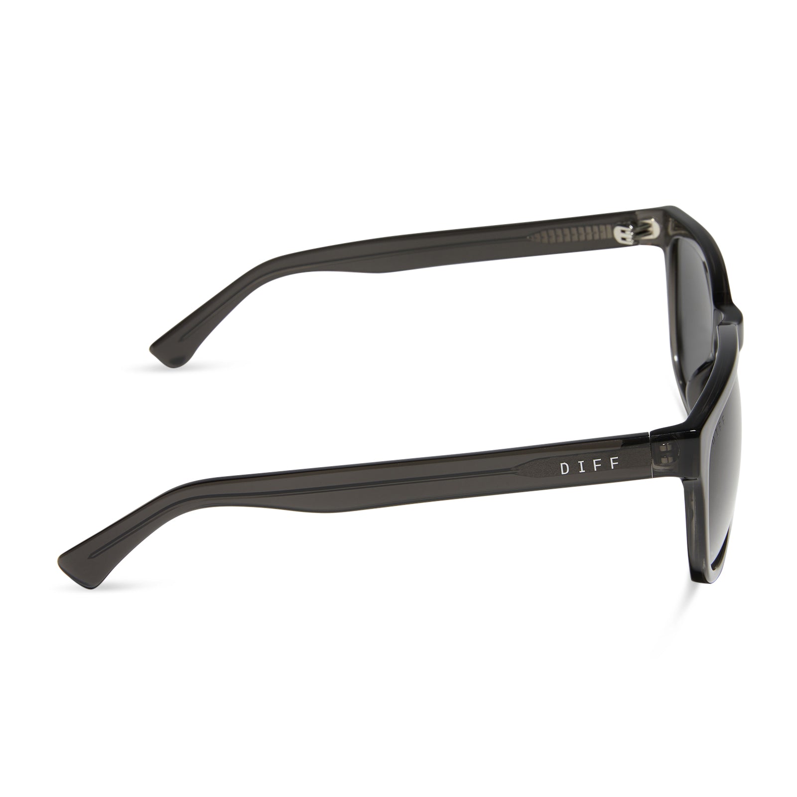 JAKE - BLACK SMOKE CRYSTAL + GREY + POLARIZED SUNGLASSES - Image 3