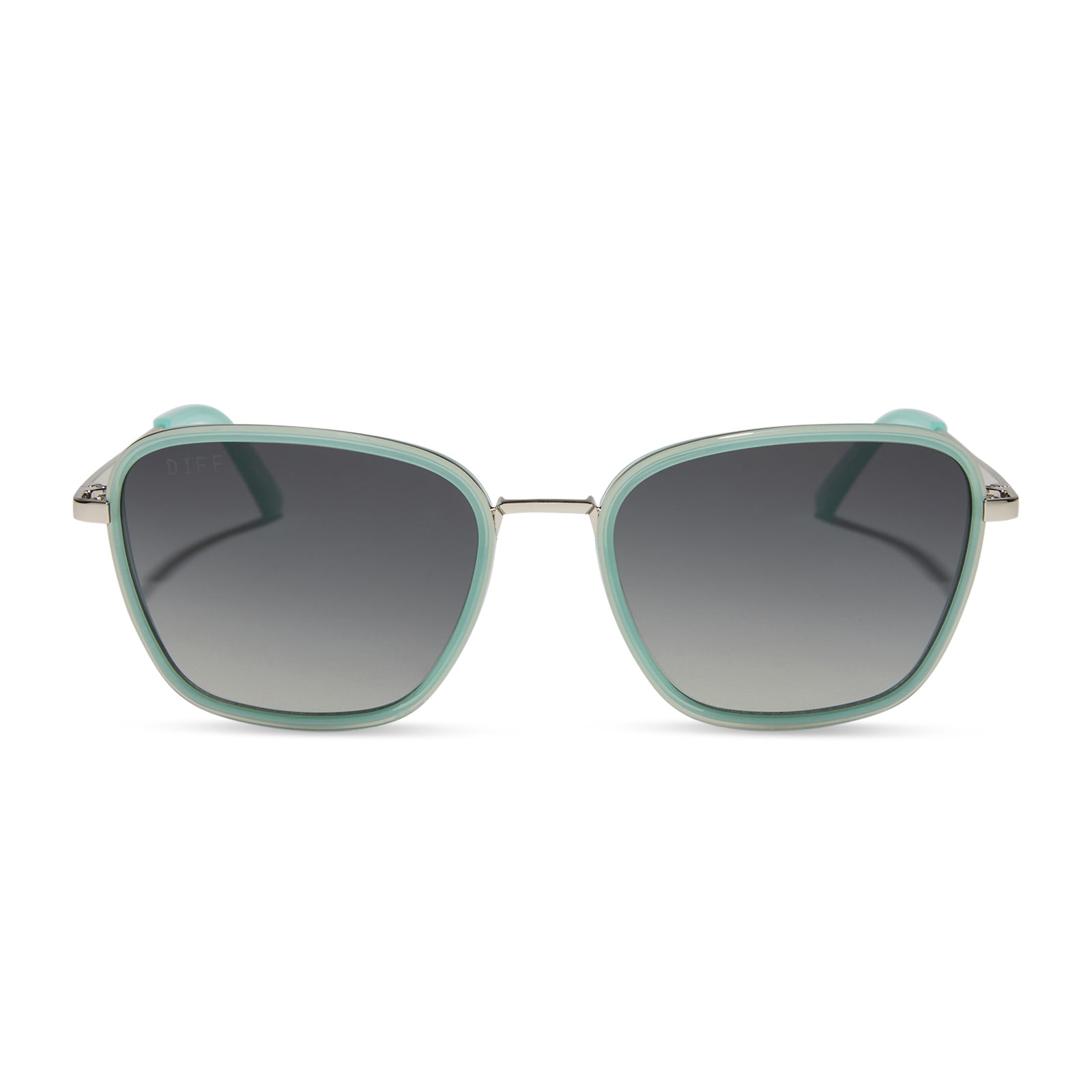 JENA SIMS - HOPE + BRONCO BLUE + GREY GRADIENT + POLARIZED SUNGLASSES