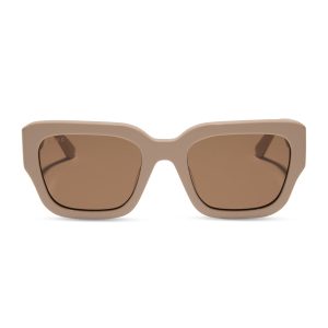 JESSIE JAMES DECKER - LOREN + ALMOND + BROWN SUNGLASSES