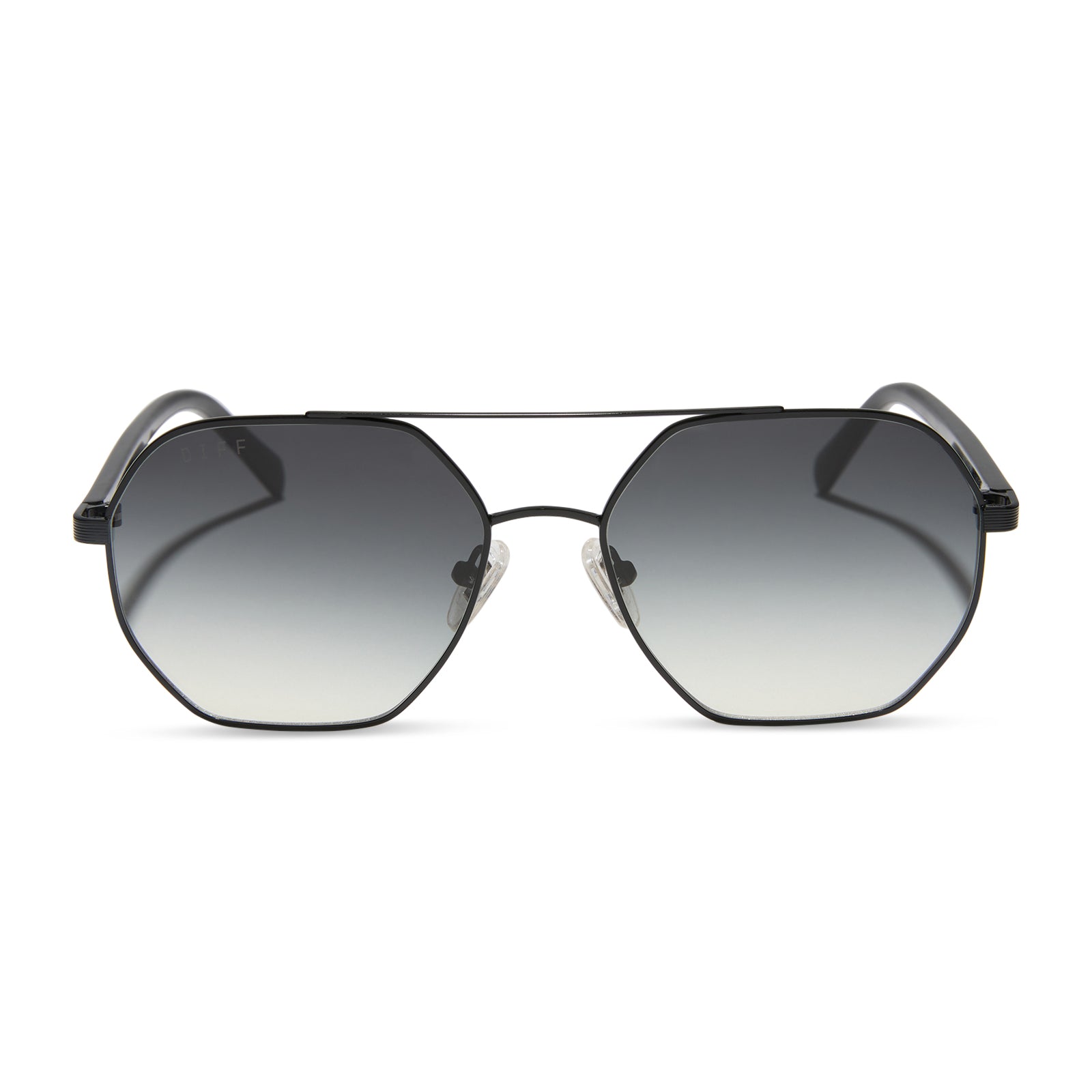 JOJO FLETCHER - JOELLE + BLACK + GREY GRADIENT + POLARIZED SUNGLASSES