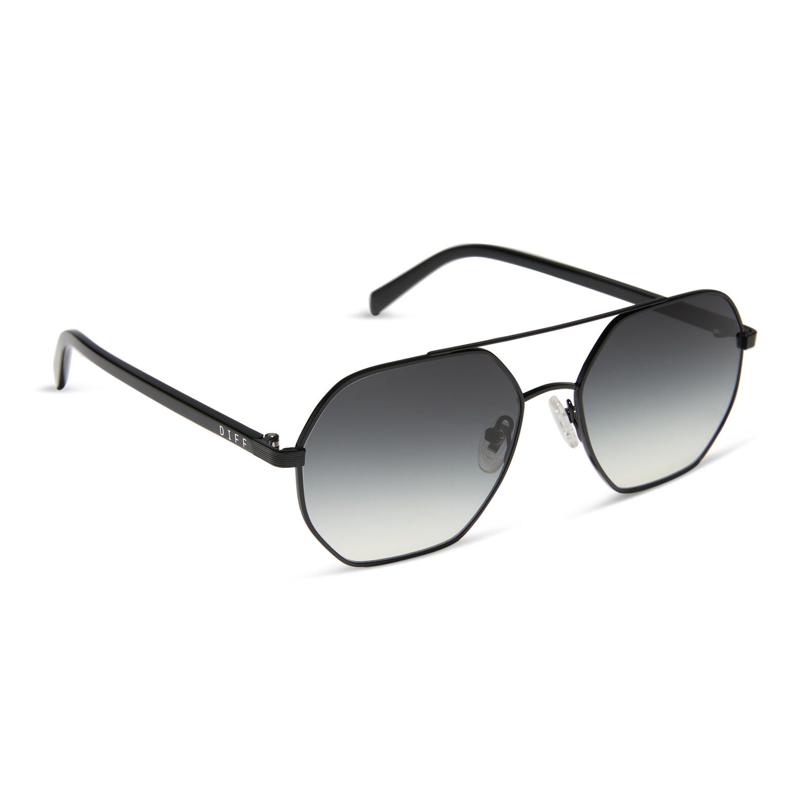 JOJO FLETCHER - JOELLE + BLACK + GREY GRADIENT + POLARIZED SUNGLASSES - Image 2