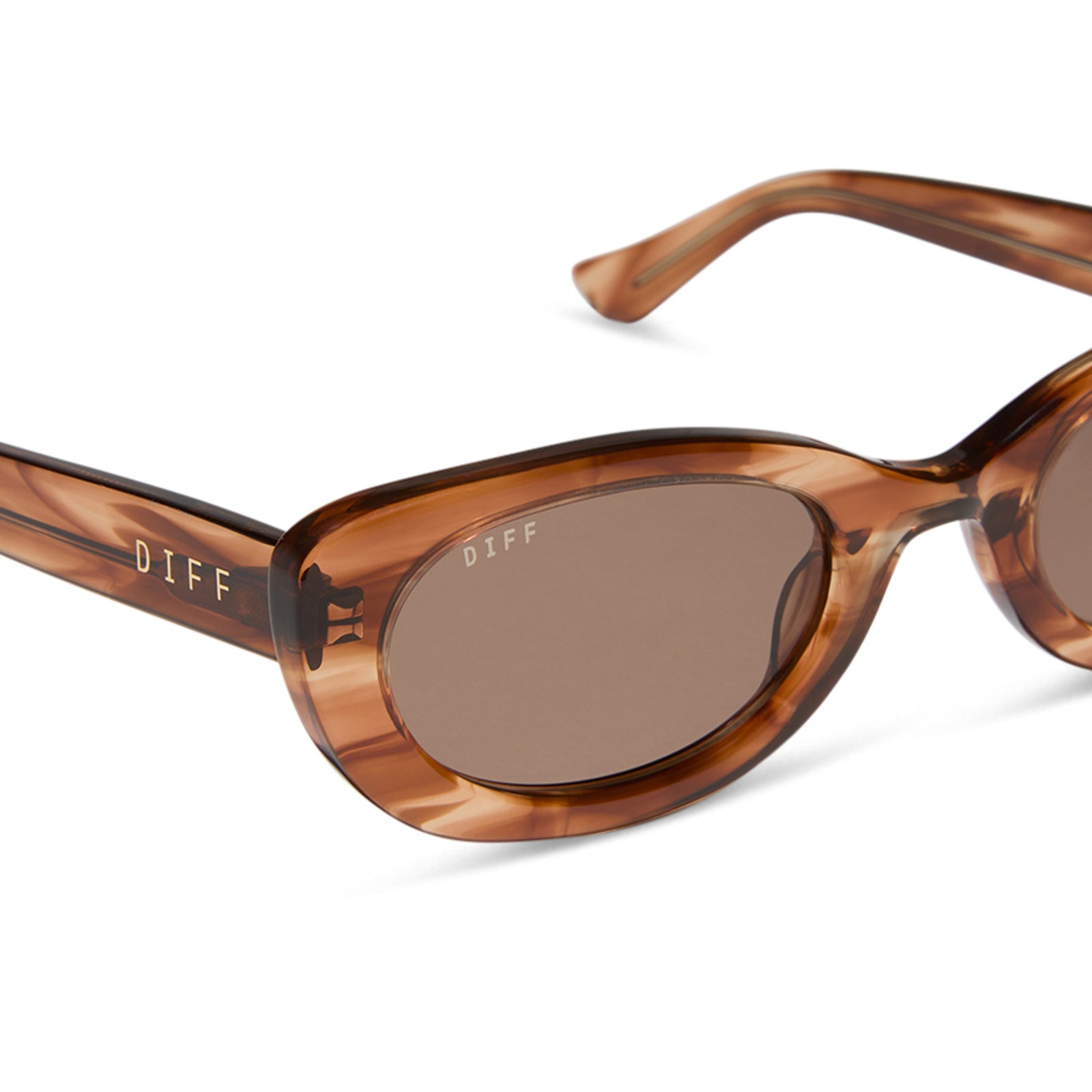 JOJO FLETCHER - RAYA + HORN TORTOISE + BROWN SUNGLASSES - Image 4