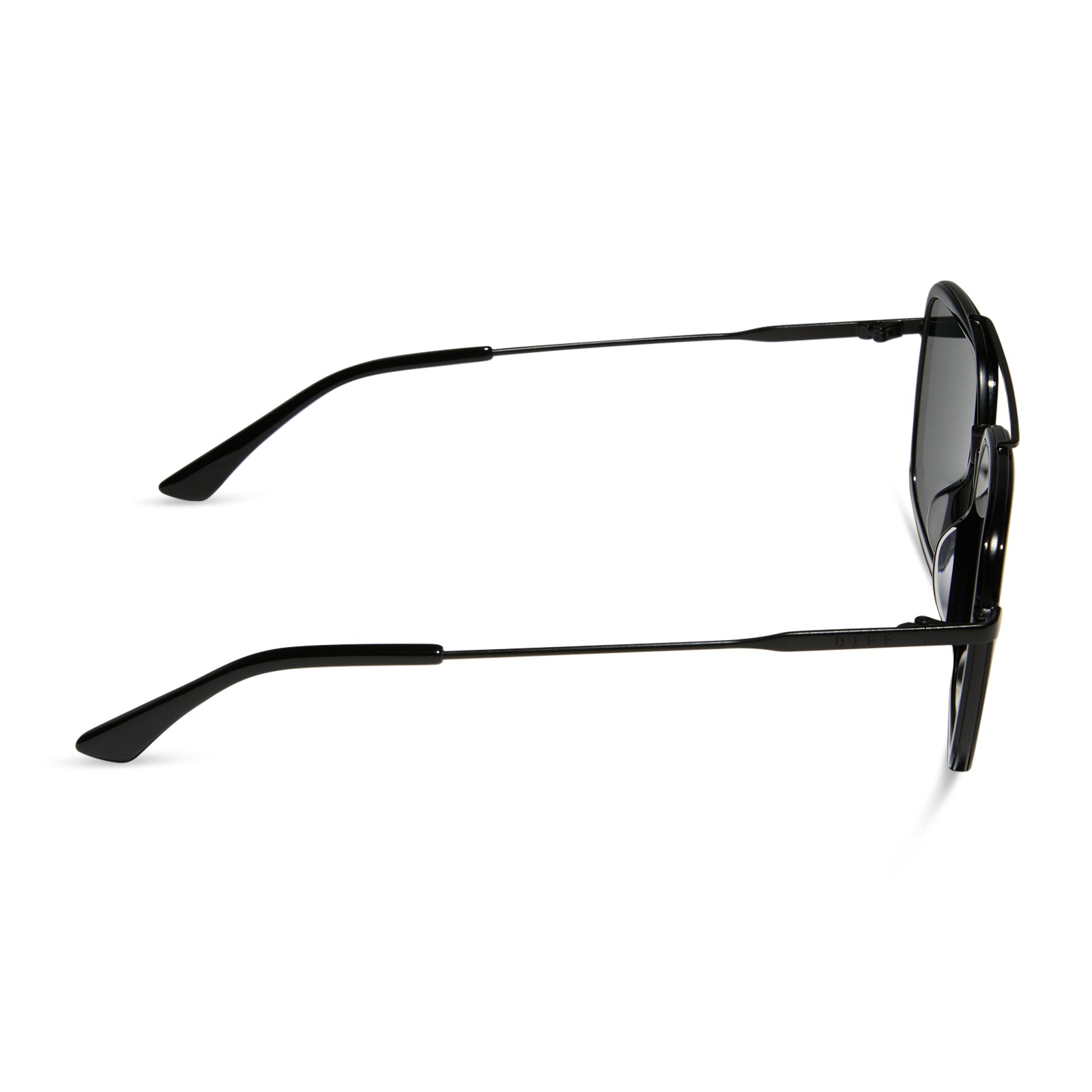 JORDAN - BLACK + GREY + POLARIZED SUNGLASSES - Image 3