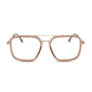JORDAN - CAFÉ OLE + GOLD + GLASSES