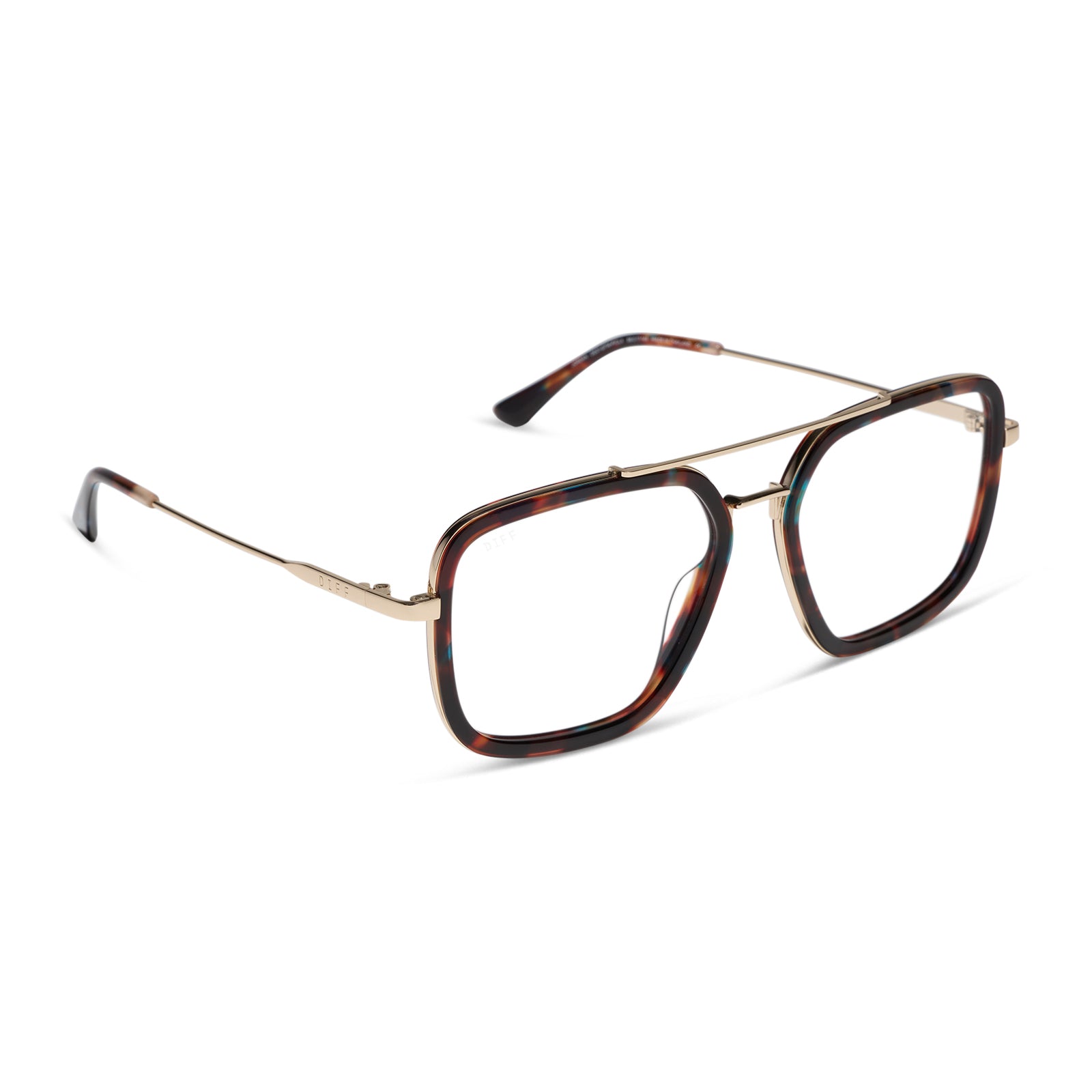 JORDAN - CONFETTI TORTOISE + BLUE LIGHT GLASSES - Image 2