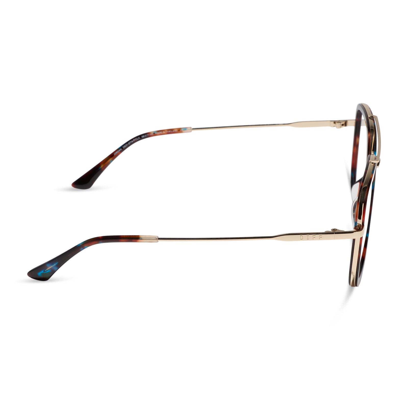 JORDAN - CONFETTI TORTOISE + BLUE LIGHT GLASSES - Image 3