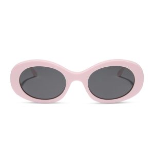 LAINEY - POWDER PINK + GREY + POLARIZED SUNGLASSES
