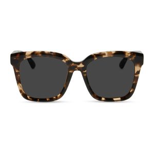MEREDITH - ESPRESSO TORTOISE + BROWN + POLARIZED SUNGLASSES