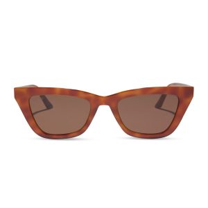 NOELLE - MAPLE TORTOISE + BROWN SUNGLASSES