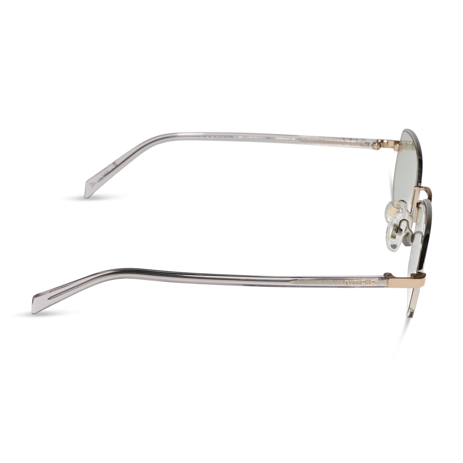 TRINITY - SILVER + GOLD + LIGHT GREY CRYSTAL TEMPLES + SILVER SUNGLASSES - Image 3