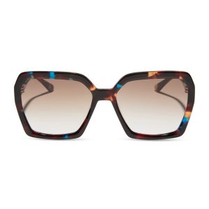 SLOANE - CONFETTI TORTOISE + BROWN GRADIENT SUNGLASSES