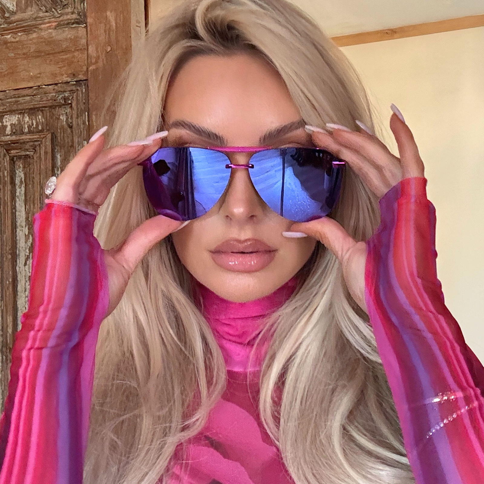 TAHOE - PINK RUSH METALLIC + PINK RUSH MIRROR SUNGLASSES - Image 13