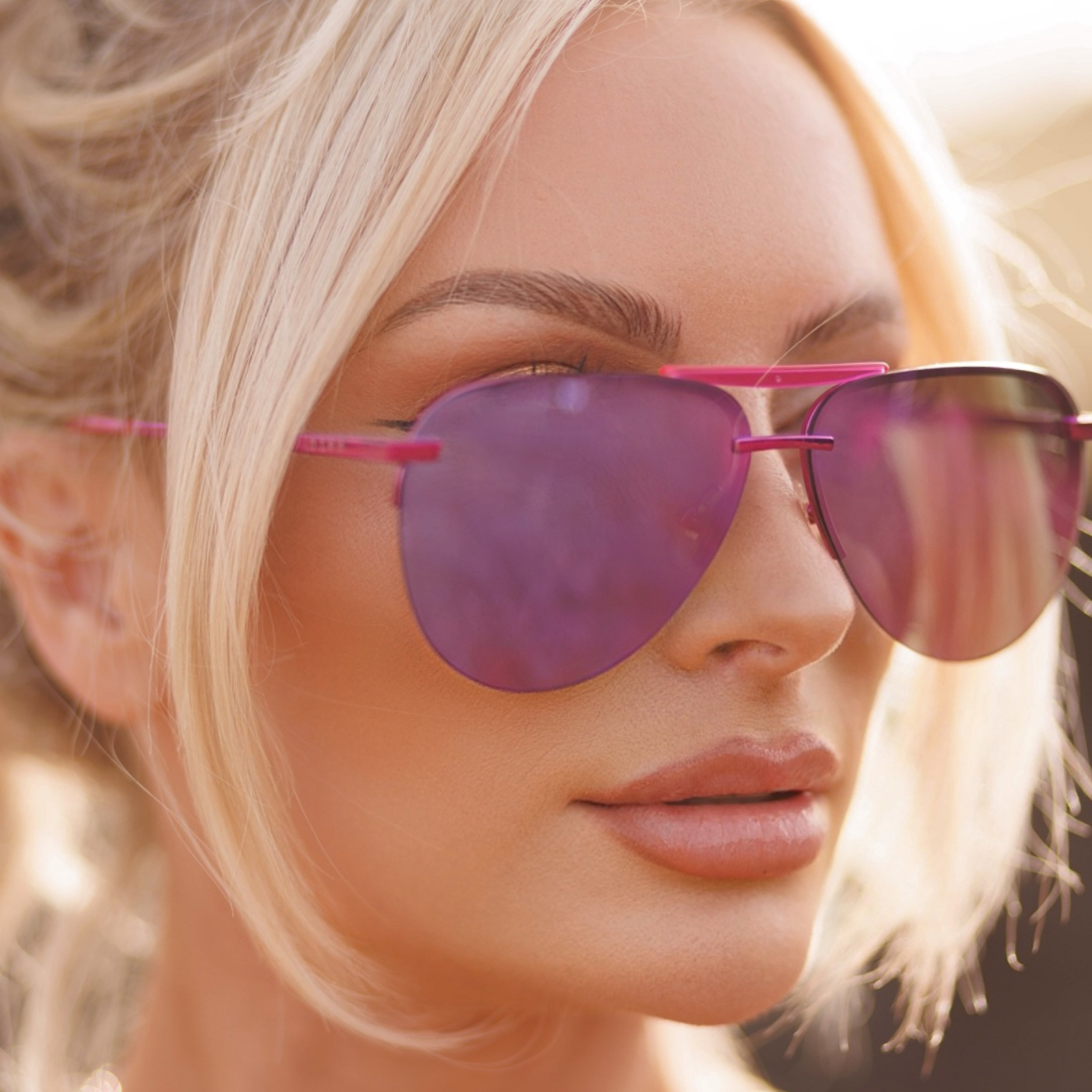 TAHOE - PINK RUSH METALLIC + PINK RUSH MIRROR SUNGLASSES - Image 10
