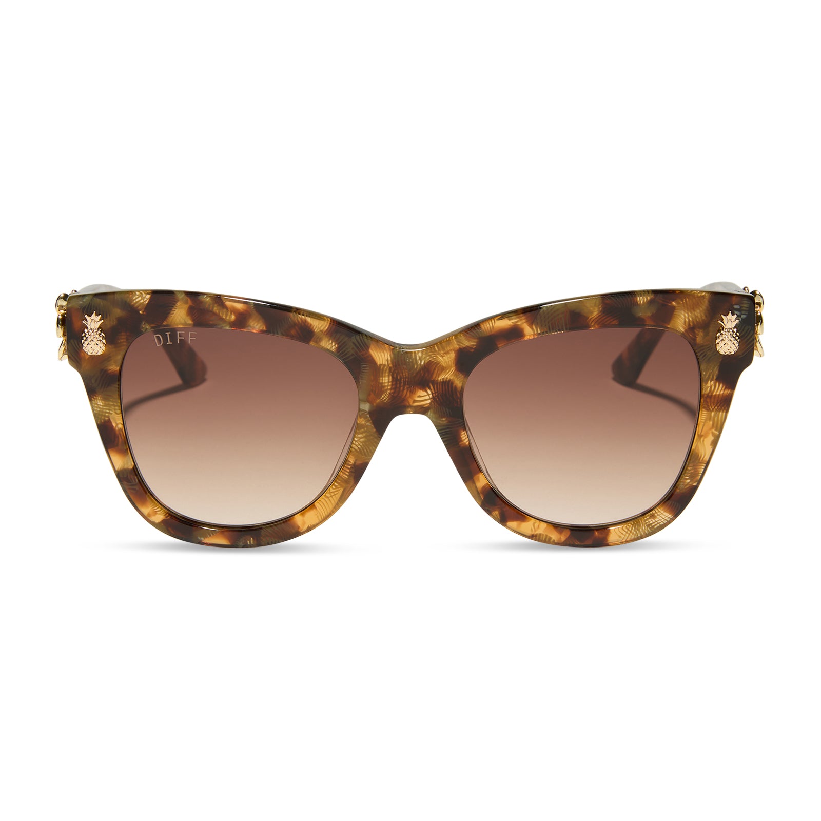 HAWAII - COCONUT PALM TORTOISE + BROWN SUGAR GRADIENT SUNGLASSES - Image 3
