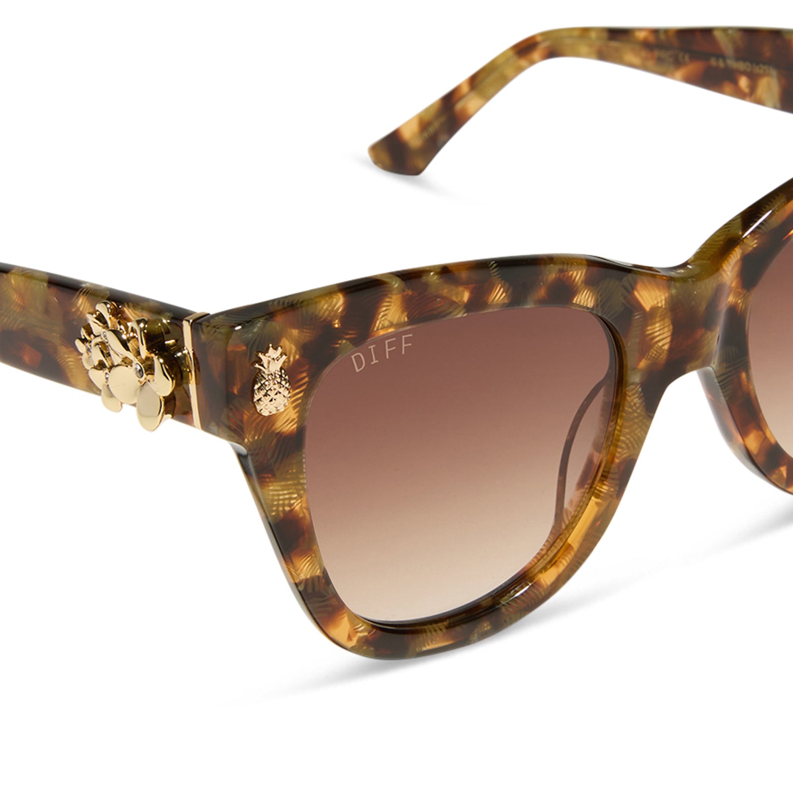 HAWAII - COCONUT PALM TORTOISE + BROWN SUGAR GRADIENT SUNGLASSES - Image 6