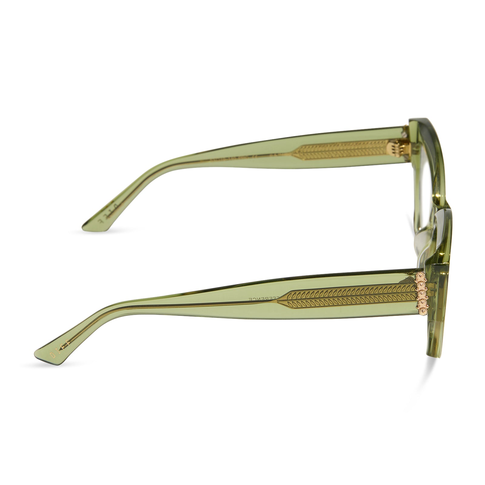 THAILAND - LIGHT GREEN CRYSTAL + GLASSES - Image 3