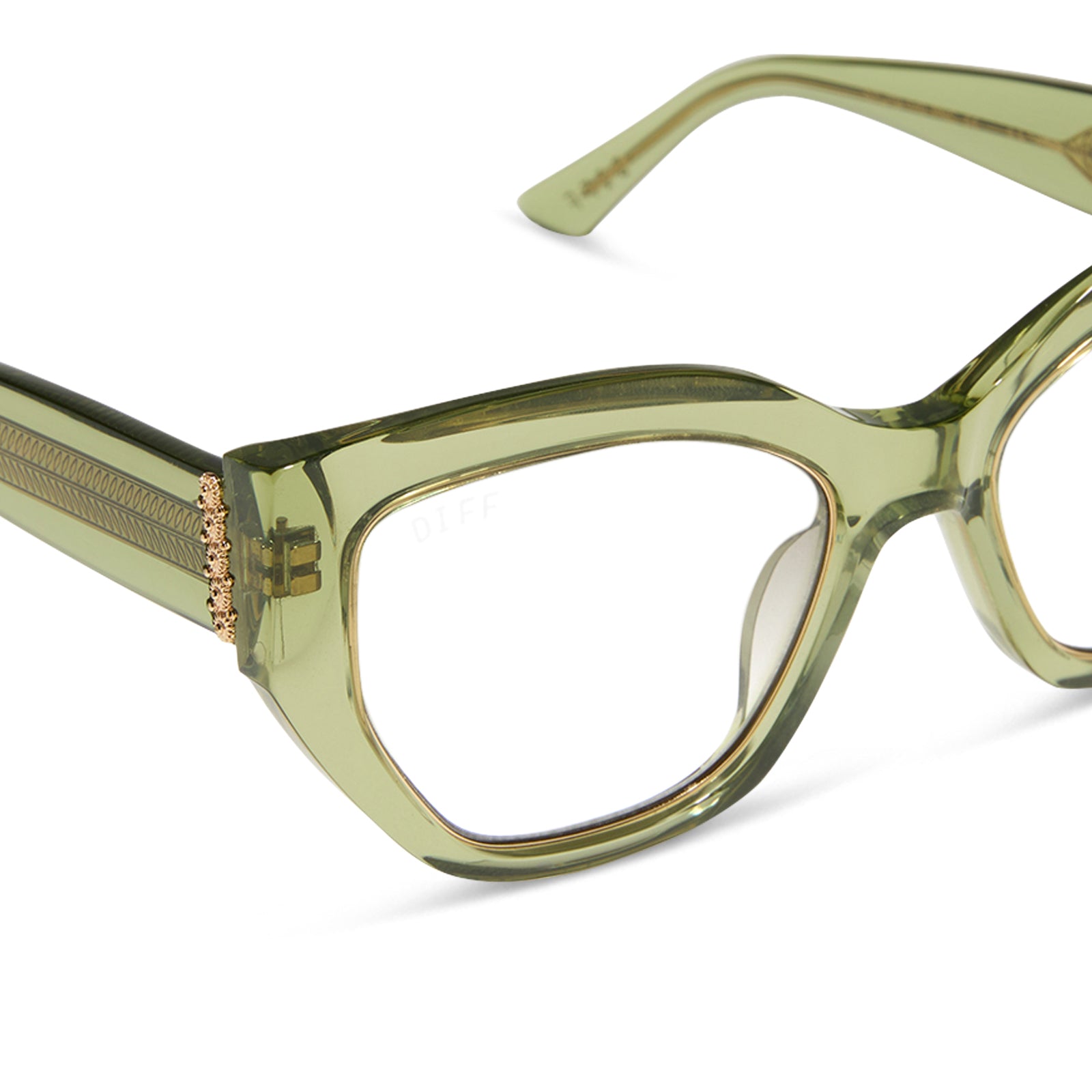 THAILAND - LIGHT GREEN CRYSTAL + GLASSES - Image 4