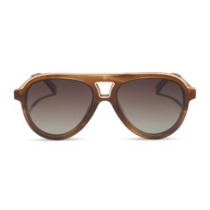 TOSCA III - TAWNY TORTOISE + BROWN GRADIENT + POLARIZED SUNGLASSES