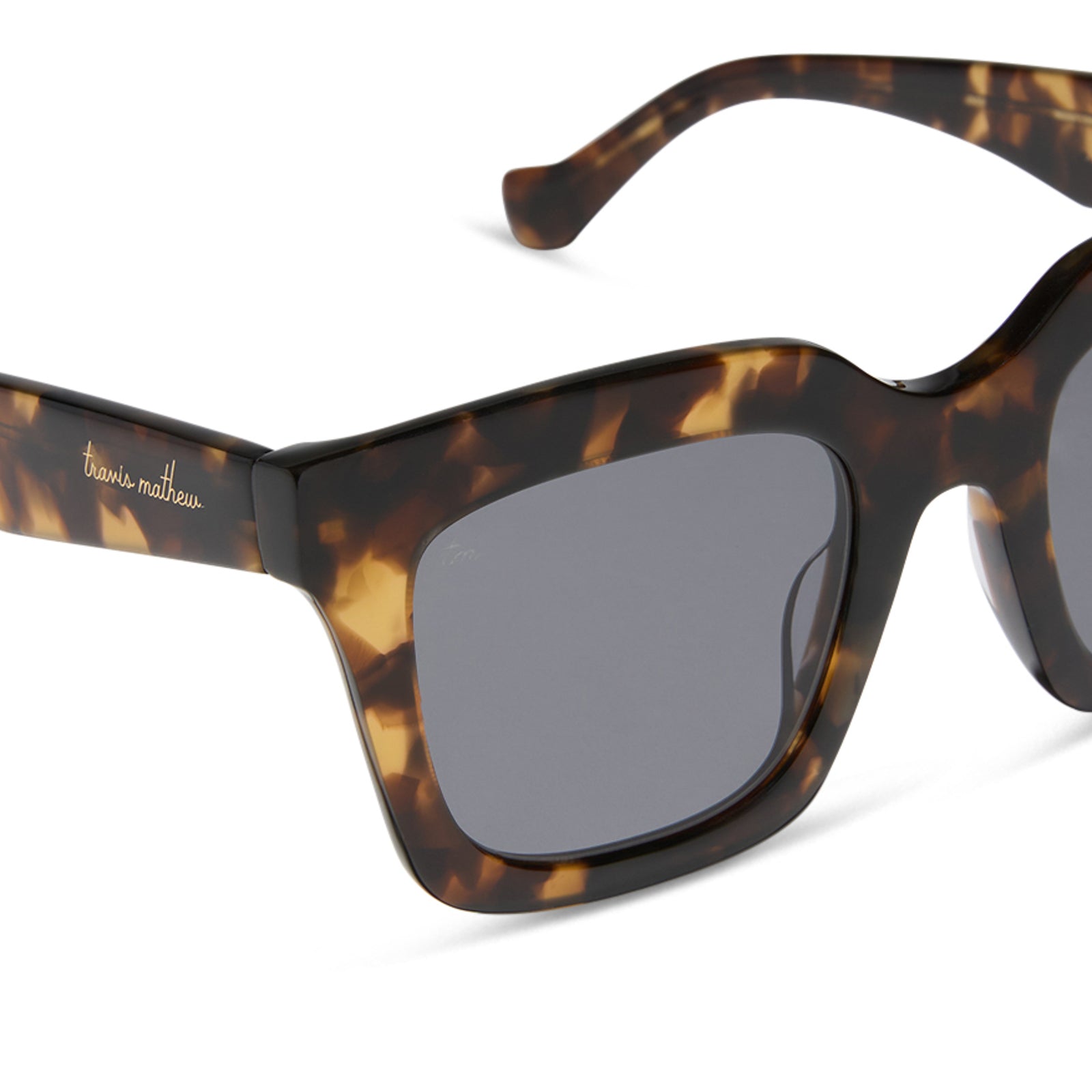 VALENCIA - TORTOISE + GREY + POLARIZED SUNGLASSES - Image 4
