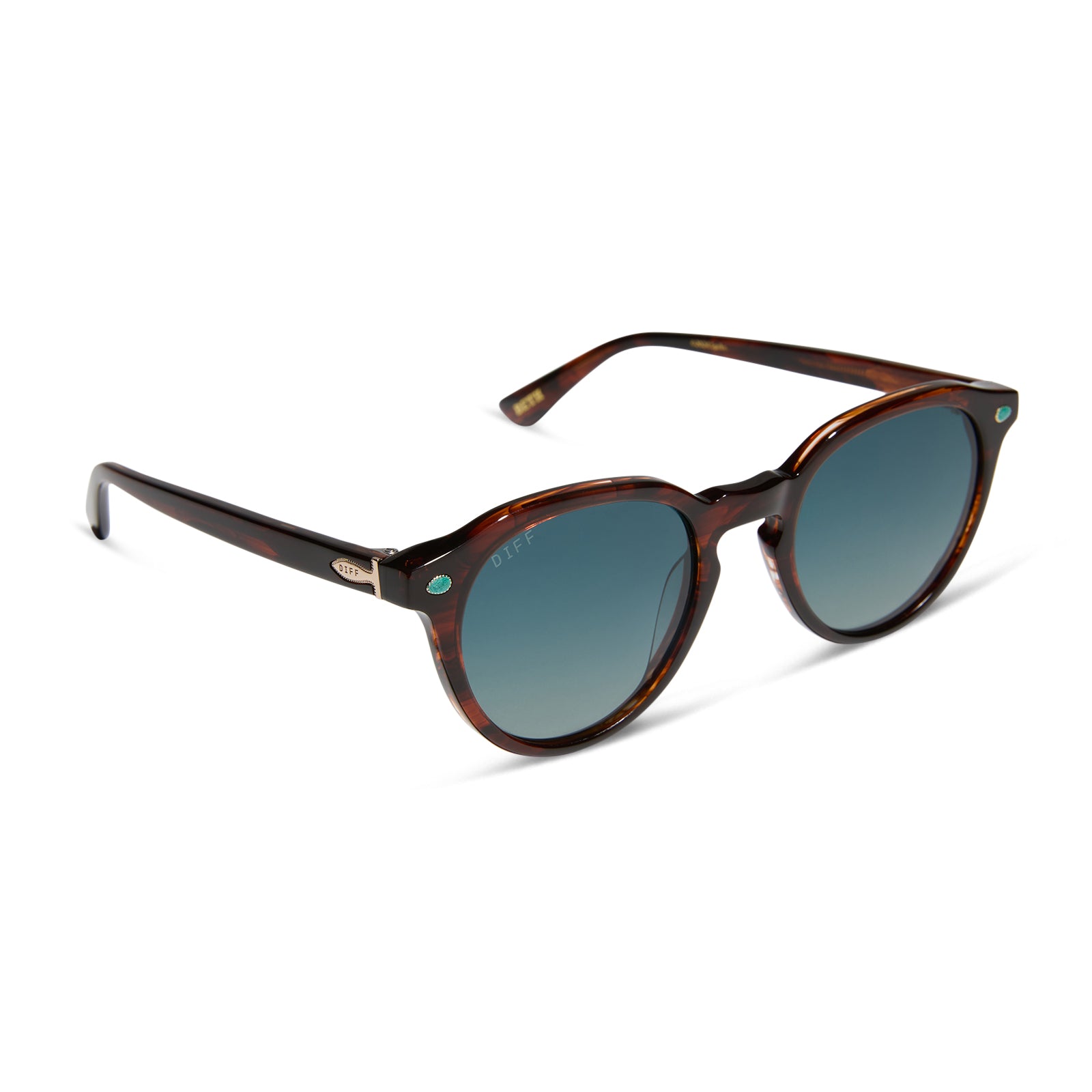 BETH - WARM SEQUOIA TORTOISE + MONTANA SKY + POLARIZED SUNGLASSES - Image 2