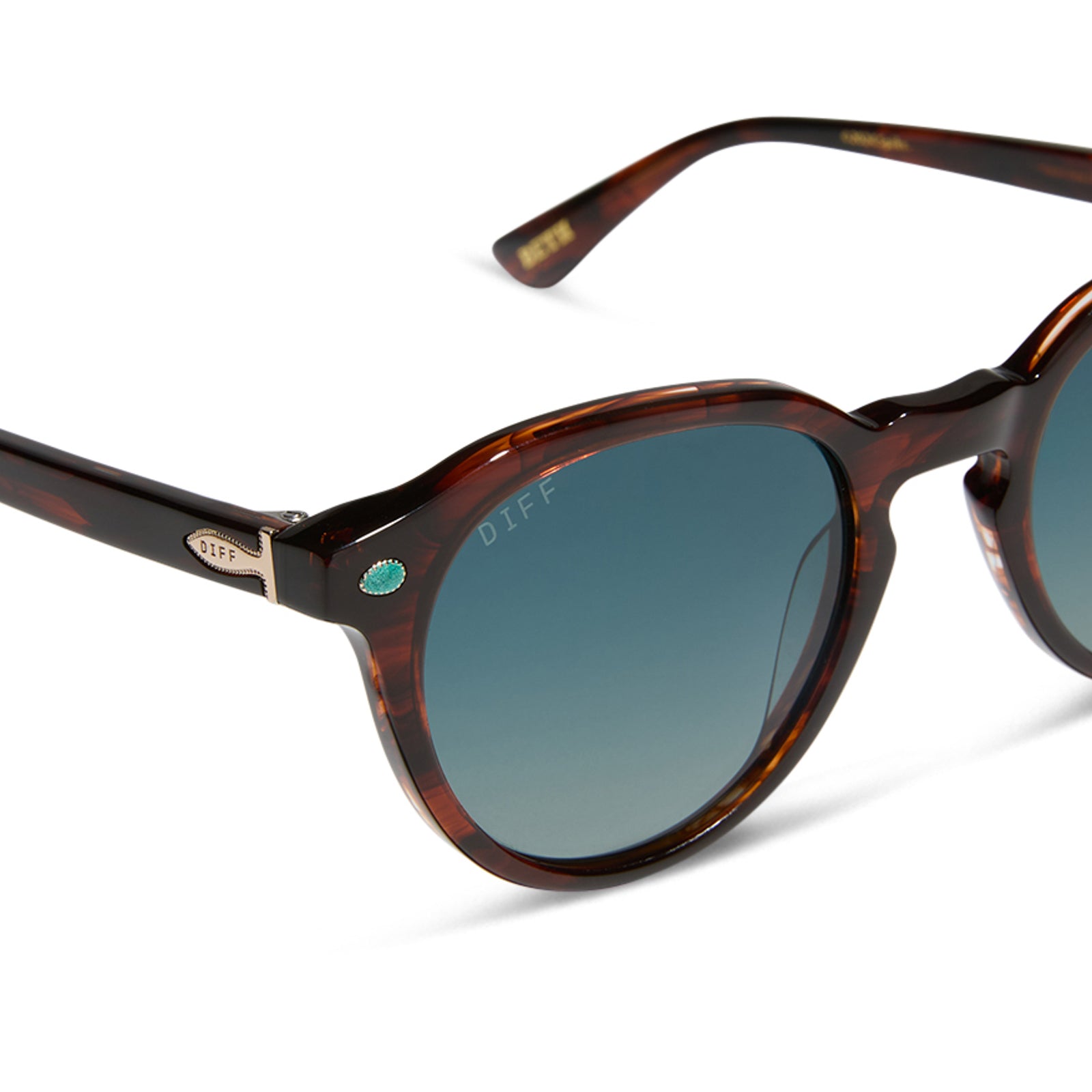 BETH - WARM SEQUOIA TORTOISE + MONTANA SKY + POLARIZED SUNGLASSES - Image 4