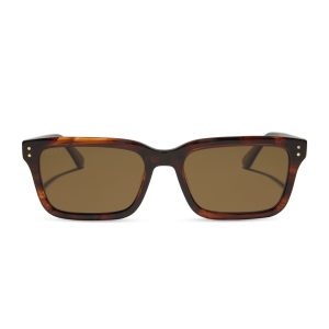 JOHN DUTTON - WARM SEQUOIA TORTOISE + BROWN + POLARIZED SUNGLASSES