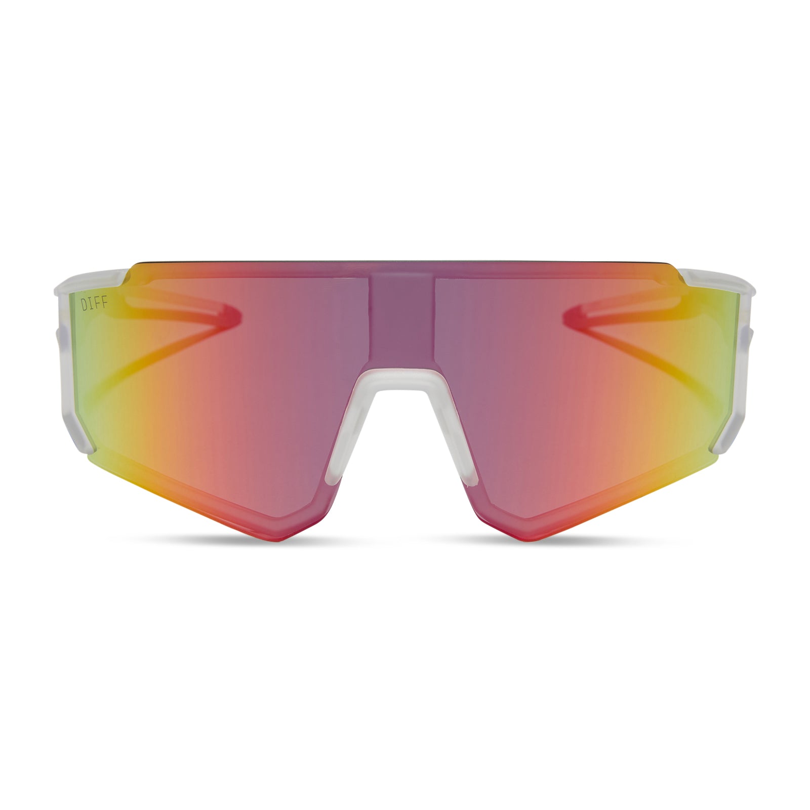 HEAT - CRYSTAL CLEAR + RAINBOW MIRROR + POLARIZED SUNGLASSES