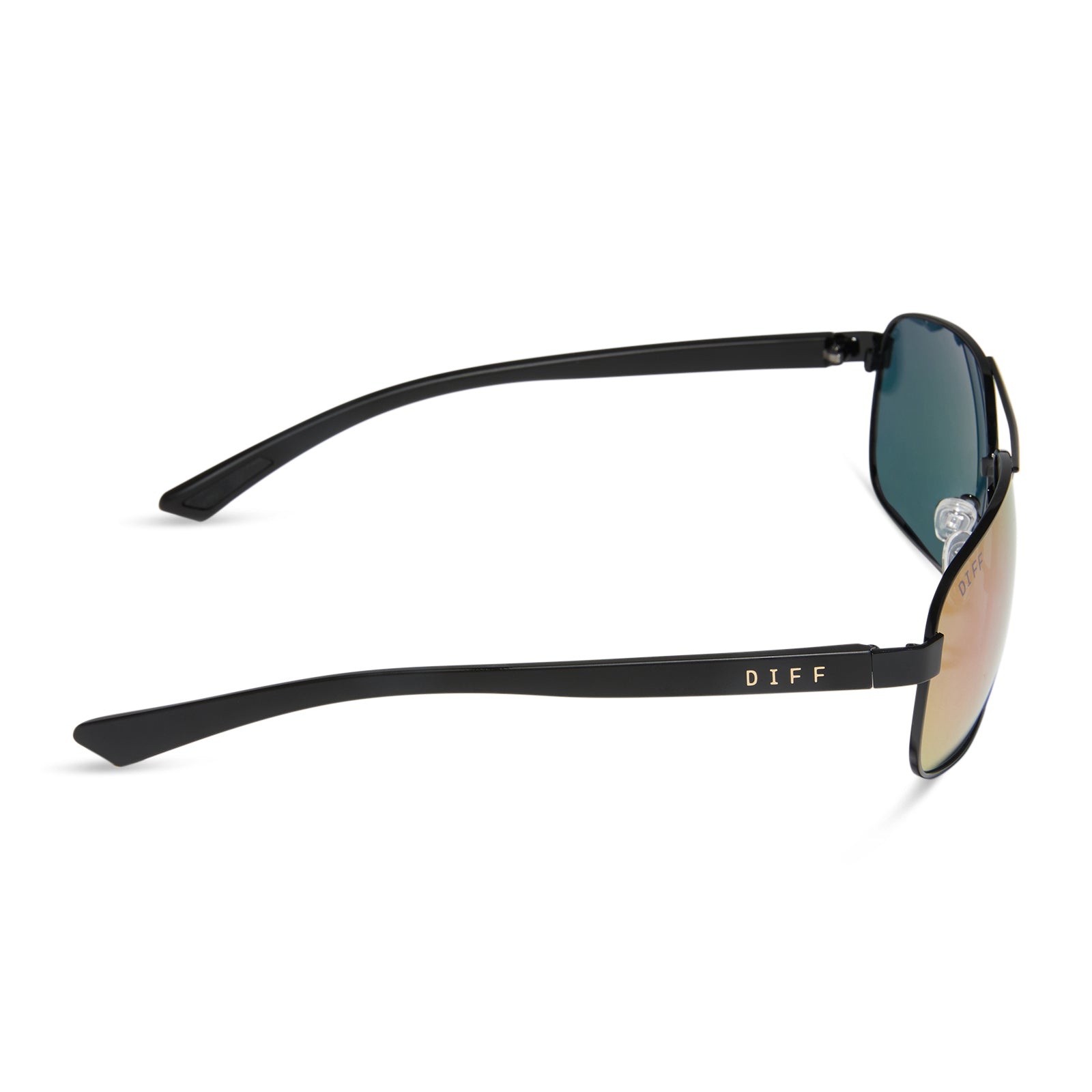 MATCHPOINT - BLACK + MATTE BLACK + PINK RUSH MIRROR + POLARIZED SUNGLASSES - Image 4