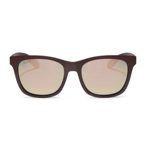 STORM - MATTE RUGBY RED + TAUPE MIRROR + POLARIZED SUNGLASSES
