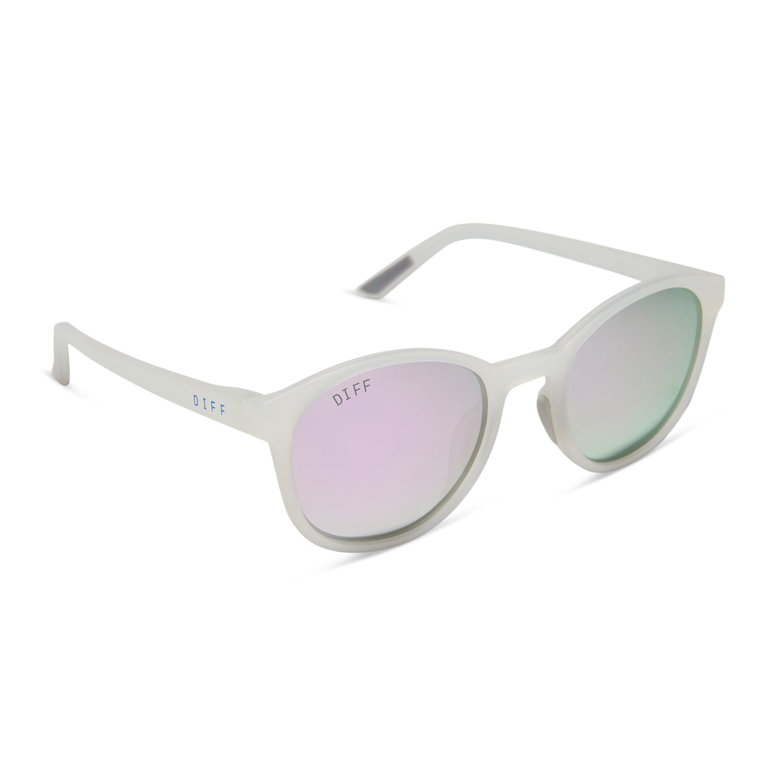 VOLLEY - FROSTY MATTE CRYSTAL + LAVENDER MIRROR + POLARIZED SUNGLASSES - Image 2