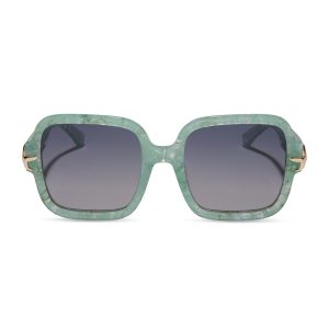 ARIEL - GREEN PEARL + LAVENDER GRADIENT + POLARIZED SUNGLASSES