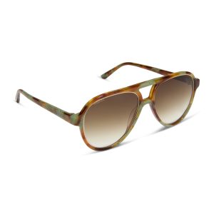 PIA - IONIAN TORTOISE + BROWN GRADIENT + POLARIZED SUNGLASSES