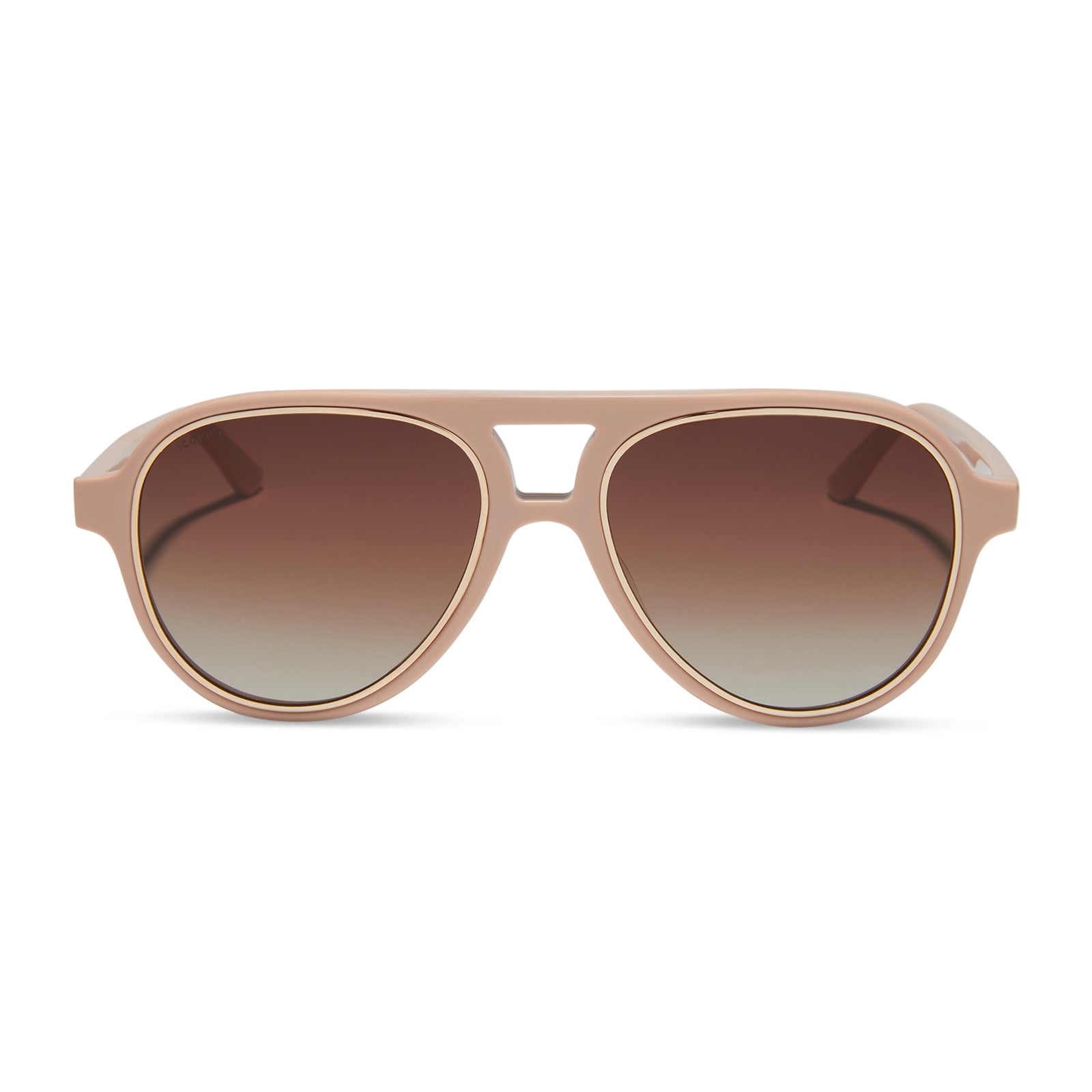 PIA - NUDE + BROWN GRADIENT + POLARIZED SUNGLASSES - Image 2